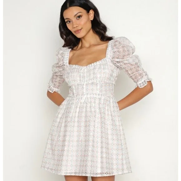 For Love & Lemons Libby Mini Dress - Picture 1 of 4